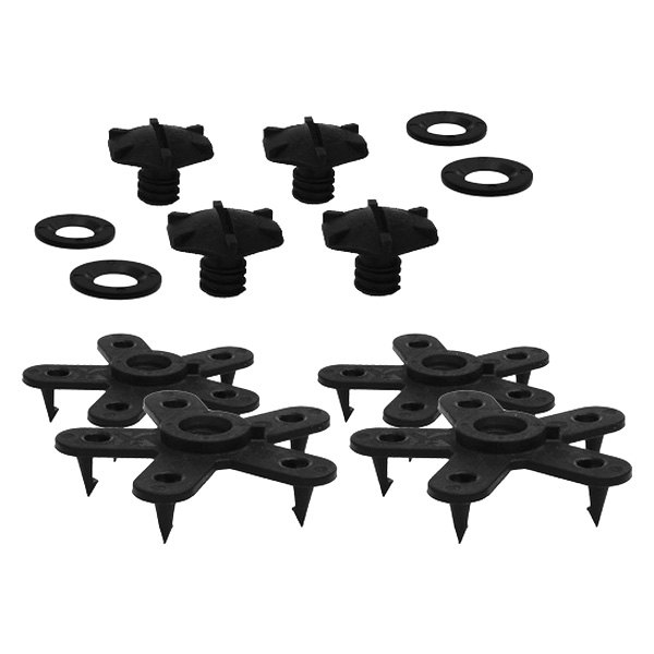 Eagle Klaw® - Black Floor Mat Retainer Kit