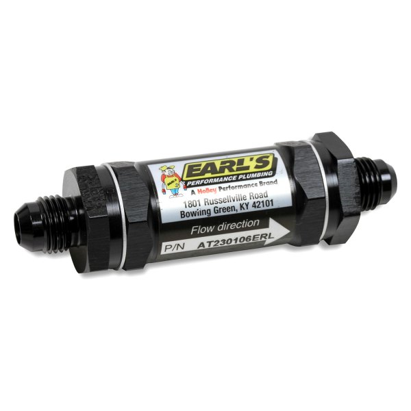 Earl's Performance Plumbing® - Ano-Tuff™ In-Line Fuel Filter