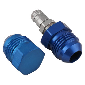 Earl's Performance Plumbing® D016-8ERL - -8 AN Anodized Blue Aluminum Pressure Test Kit