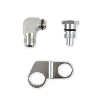 Earl's Performance Plumbing® - Power Steering Pump Remote Reservoir Adapter Kit