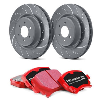 EBC Brakes® - 3GD Series Sport Slotted Brake Rotors Kit