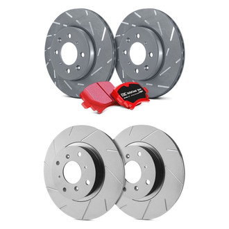 EBC Brakes® - Stage 4 Signature Brake Kit with Redstuff Kit