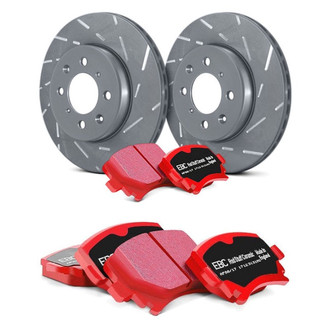 EBC Brakes® - Stage 4 Signature Brake Kit with Redstuff Kit