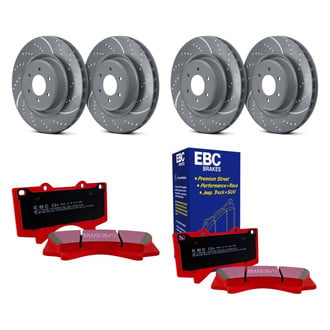 EBC Brakes® - 3GD Series Sport Slotted Brake Rotors Kit