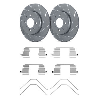 EBC Brakes® - USR Series Sport Slotted Brake Rotors Kit