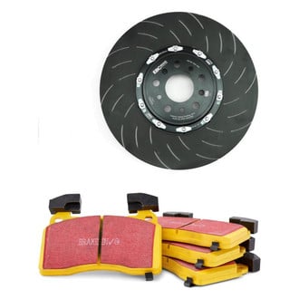EBC Brakes® - Slotted 2-Piece Brake Rotors Kit