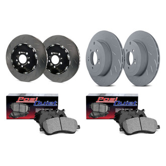 EBC Brakes® - Slotted 2-Piece Brake Rotors Kit