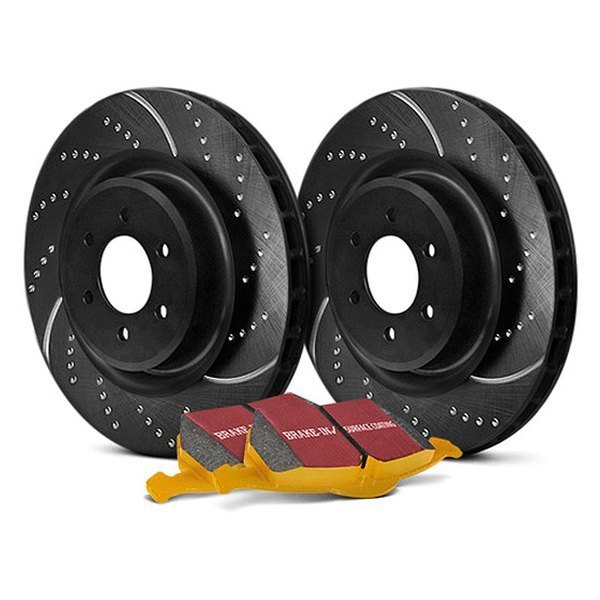 EBC Brakes® S5KR1254 - Stage 5 Super Street Dimpled and Slotted