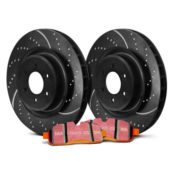  EBC® - Stage 8 Super Truck Dimpled and Slotted Rear Brake Kit