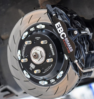 2-Piece Brake Rotor Installed