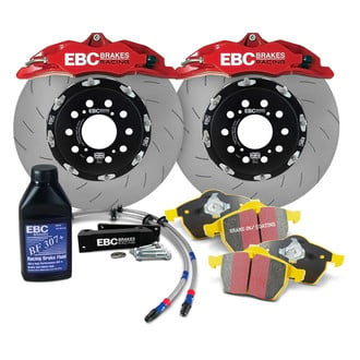EBC® - Apollo Balanced™ Slotted Front Brake Kit with YellowStuff Brake Pads
