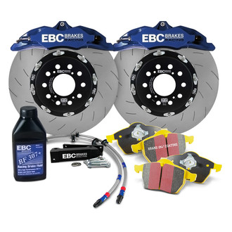 EBC® - Apollo Balanced™ Slotted Front Brake Kit with YellowStuff Brake Pads