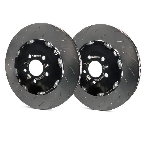  EBC® - Racing Swept Groove Slotted 2-Piece Rear Brake Rotors - Before Use