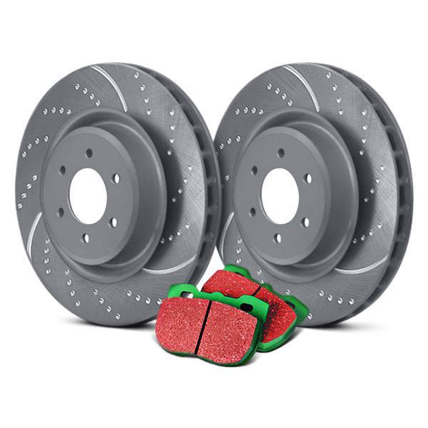 EBC Brakes 3GD Series Sport Slotted Brake Rotors 14 Ford Fiesta ST - JST Performance, LLC - View #12