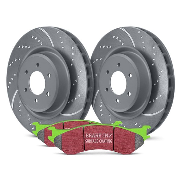  EBC® - Stage 3 Truck and SUV Dimpled and Slotted Rear Brake Kit