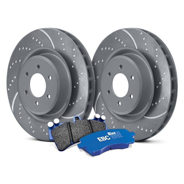  EBC® - Stage 6 Track Day Dimpled and Slotted Rear Brake Kit