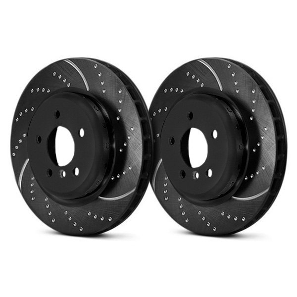 EBC® - Dimpled and Slotted 2-Piece Front 3GD Series Sport 2-Piece Brake Rotors