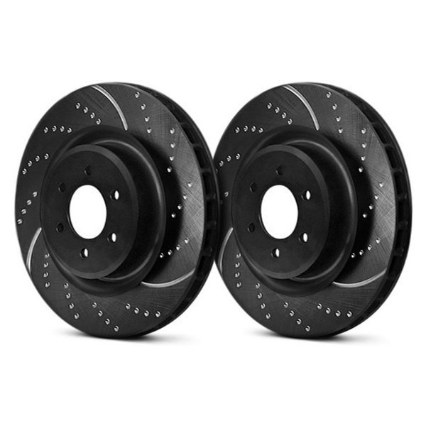  EBC® - 3GD Series Drilled and Slotted Riveted 2-Piece Front Brake Rotors - Before Use