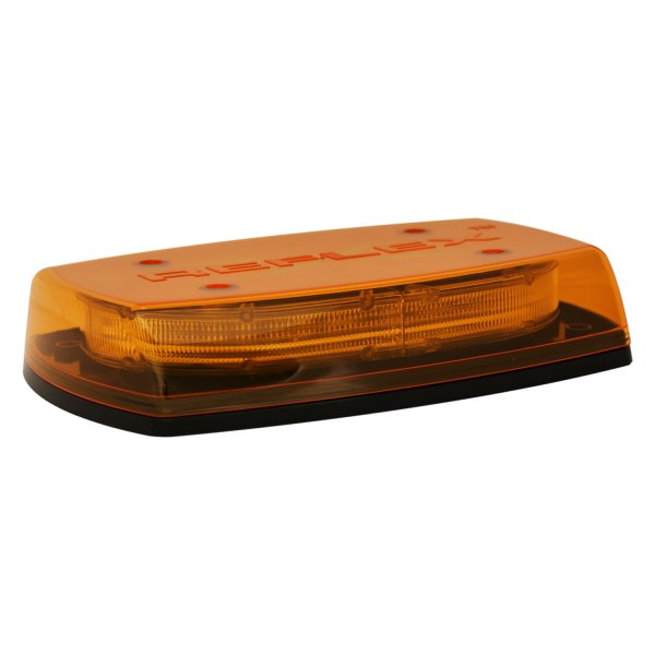 ECCO® - 11" 5550 Series Reflex™ 4-Bolt Mount Zero Optic Dome Amber/Red Emergency LED Light Bar