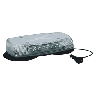 ECCO® - 15" 5590 Series Reflex™ Vacuum/Magnet Mount TIR Optic Amber/Blue Mini Emergency LED Light Bar