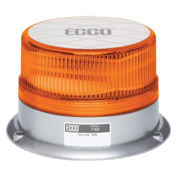 ECCO® - 4" 7160 Reflex™ Series 3-Bolt Mount Amber LED Beacon Light