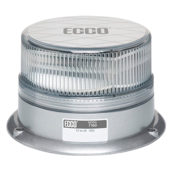 ECCO® - 3.9" 7160 Reflex™ Series 3-Bolt Mount White LED Beacon Light