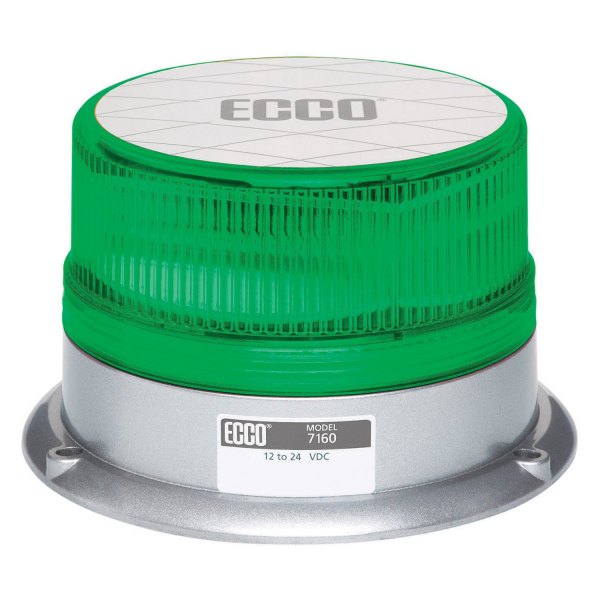 ECCO® - 3.9" 7160 Reflex™ Series 3-Bolt Mount Green LED Beacon Light