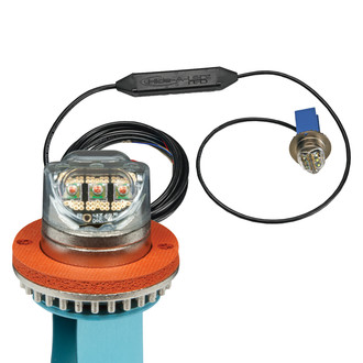 ECCO® 9013AC - 9013 Series Hide-A-LED™ Plug-In Mount Amber/White LED Strobe Light