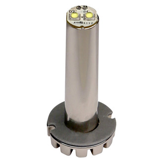 ECCO® - 2" ED0010 Series Hide-A-LED™ Flange or Self-Adhesive 1/2" Hole Mount White LED Hideaway Strobe Light