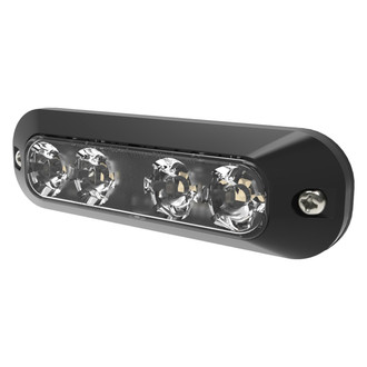 ECCO® - 5.5" ED3700 Series Surface Mount Split-color Amber/White LED Strobe Light