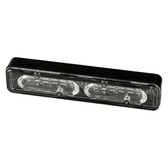 ECCO® - 5.5" ED3712 Series Multi Mount Low Profile Amber/White LED Strobe Light