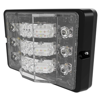 ECCO® - 5.1" ED3779 Series Bolt-On Mount Amber/White LED Strobe Light