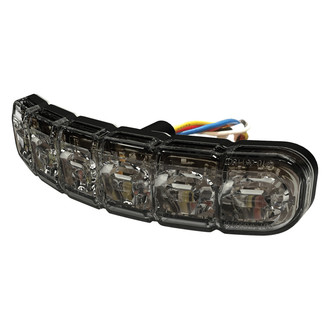 ECCO® - 4.4" ED3794 UltraFlex™ Bolt-On Mount Red/Amber LED Strobe Light