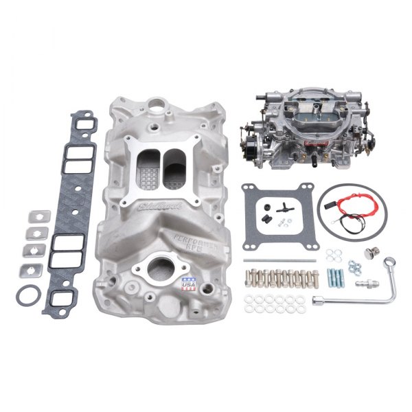 Edelbrock® - Performer™ RPM Single-Quad Intake Manifold and Carburetor Kit