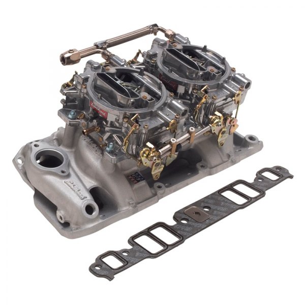 Edelbrock® - RPM Dual-Quad Intake Manifold and Carburetor Kit