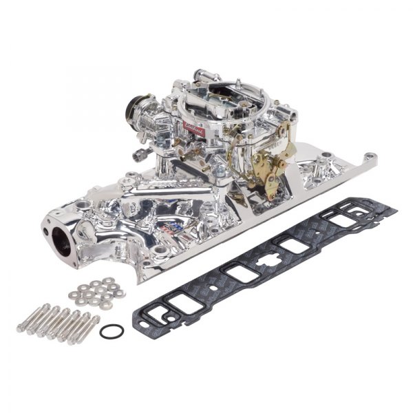 Edelbrock® - Performer™ Single-Quad Intake Manifold and Carburetor Kit