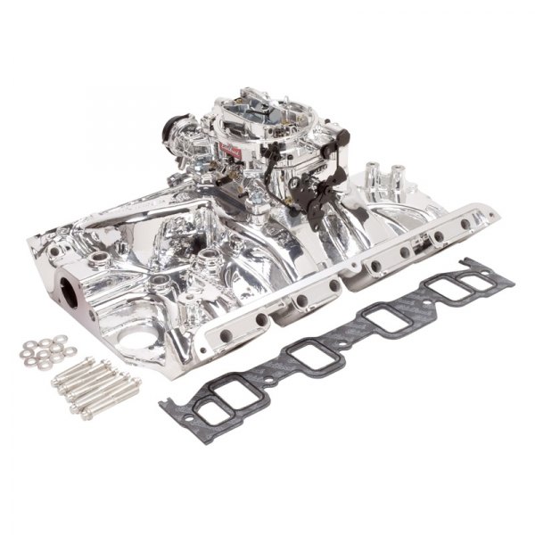 Edelbrock® - Performer® RPM Single-Quad Intake Manifold and Carburetor Kit