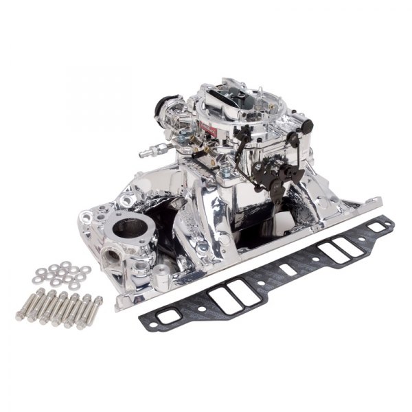 Edelbrock® - RPM Air-Gap™ Single-Quad Intake Manifold and Carburetor Kit