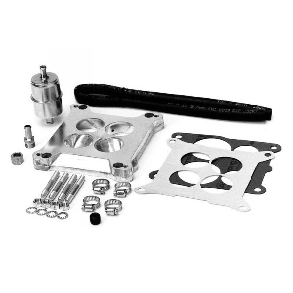 Edelbrock® 2697 Quadrajet Adapter and Fuel Line Kit