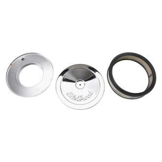 Edelbrock® - Pro-Flo® Series Round Chrome Air Cleaner Assembly (10" OD x 2" H)