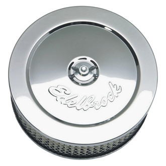 Edelbrock® - Pro-Flo® Series Round Chrome Air Cleaner Assembly (6" OD x 2.5" H)