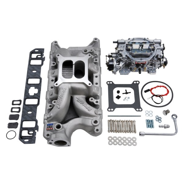 Edelbrock® - RPM Air-Gap® Single-Quad Intake Manifold and Carburetor Kit