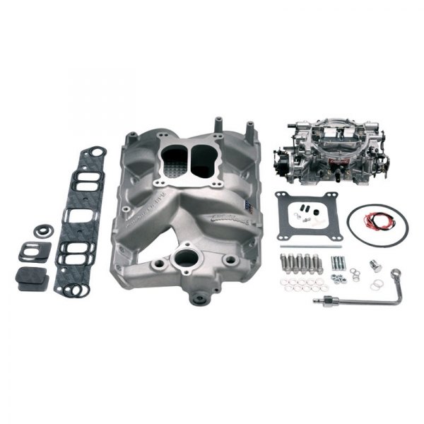 Edelbrock® - Performer® RPM Single-Quad Intake Manifold and Carburetor Kit