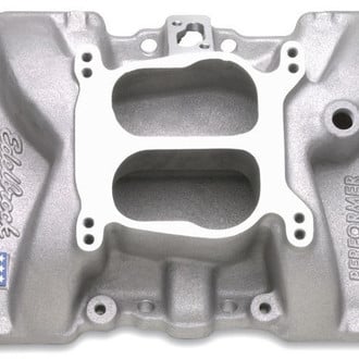 Edelbrock® - Satin Dual Plane Intake Manifold