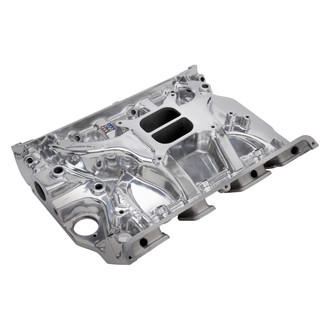 Edelbrock® - Performer™ Polished Dual Plane Intake Manifold