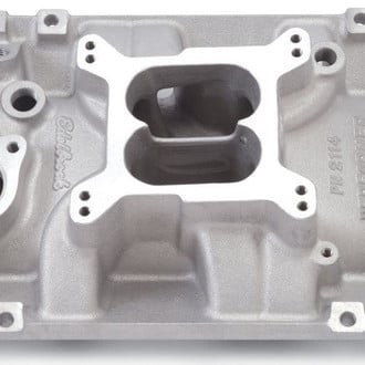 Edelbrock® - Performer™ Satin Dual Plane Intake Manifold
