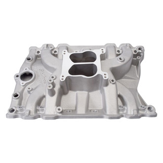 Edelbrock® - Performer™ Satin Dual Plane Intake Manifold