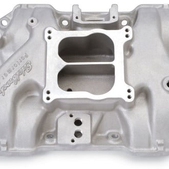 Edelbrock® - Performer™ Satin Dual Plane Intake Manifold
