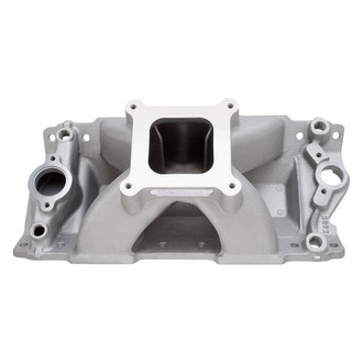 Edelbrock® - Super Victor II® Satin Single Plane Intake Manifold