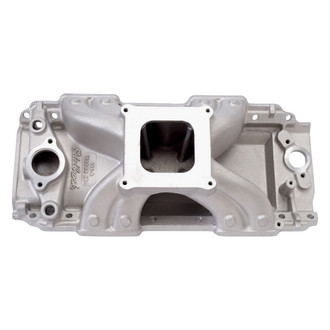 Edelbrock® - Victor Jr.® Satin Single Plane Intake Manifold